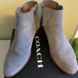 Coach Gray Suede Bootie Size 9